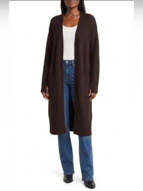 Joe Fresh Long Open-Front Cardigan